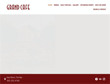 Tablet Screenshot of grandcafekeywest.com